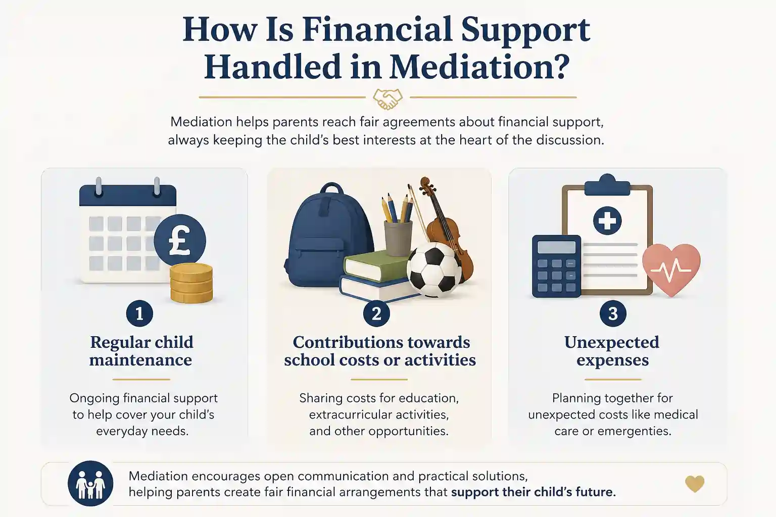 How Is Financial Support Handled in Mediation Taunton